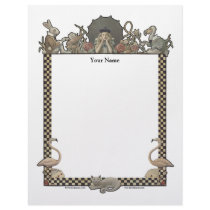 Alice in Wonderland Name Letterhead