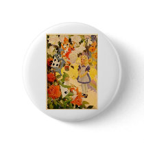 Alice in Wonderland: Painting the Roses Red buttons