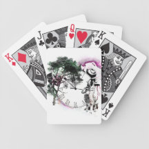 Alice in Wonderland playing cards