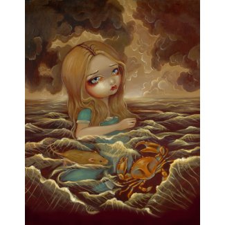 Alice in Wonderland - Pool of Tears Art Print print