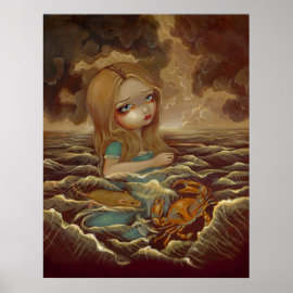 Alice in Wonderland - Pool of Tears Art Print print