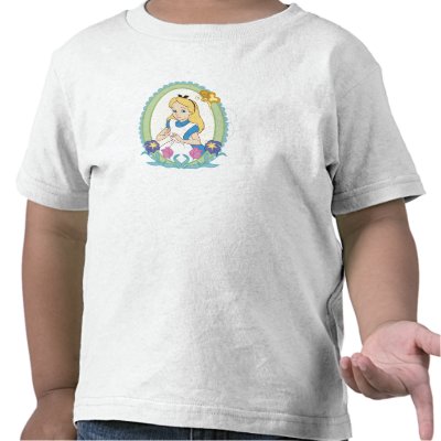 Alice in Wonderland Portrait Disney t-shirts