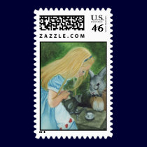 Alice in Wonderland Postage postage by katerinaart Alice in Wonderland Postage postage