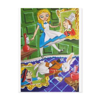 ALICE IN WONDERLAND postcard