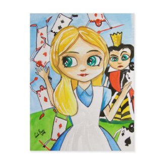 ALICE IN WONDERLAND postcard