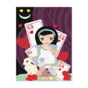Alice in wonderland postcards