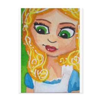 ALICE IN WONDERLAND postcard