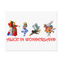 ALICE IN WONDERLAND POSTCARD