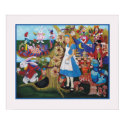 Alice in Wonderland poster print