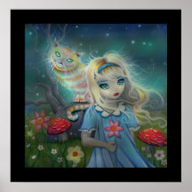 Alice in Wonderland Poster Print