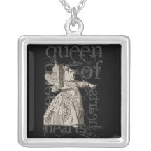 Alice In Wonderland Queen of Heart Grunge (Single) Necklace