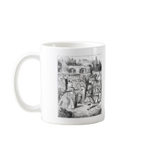 Alice in Wonderland: Queen of Hearts & First Knave mugs by jerseyskimmilk Alice in Wonderland: Queen of Hearts & First Knave mugs