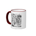 Alice in Wonderland: Queen of Hearts & First Knave mugs