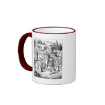 Alice in Wonderland: Queen of Hearts & First Knave mugs