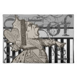 Alice In Wonderland Queen of Hearts Grunge Place Mat