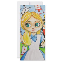 ALICE IN WONDERLAND rack cards