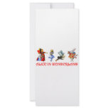 ALICE IN WONDERLAND CUSTOM RACK CARD