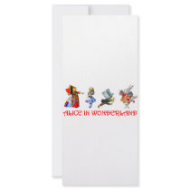 ALICE IN WONDERLAND CUSTOM RACK CARD