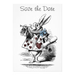 Alice in Wonderland Save the Date Invitation Card