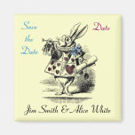 Alice in Wonderland Save the Date Magnet