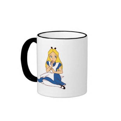 Alice In Wonderland Sitting Down Disney mugs