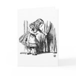 Alice in Wonderland  Small Door to Wonderland Greeting Cards