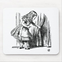 Alice in Wonderland  Small Door to Wonderland mousepads