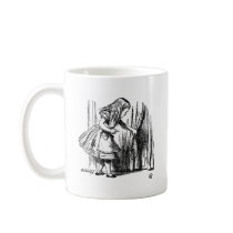 Alice in Wonderland Small Door to Wonderland mugs by jerseyskimmilk Alice in Wonderland Small Door to Wonderland mugs