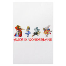 ALICE IN WONDERLAND STATIONERY DESIGN