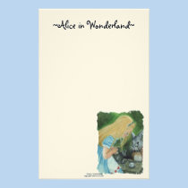 Alice in Wonderland Stationery stationery