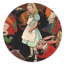 Alice in Wonderland stickers