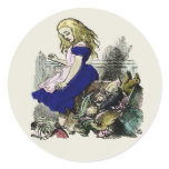 Alice in Wonderland ~ Sticker Rabbit Heart Red