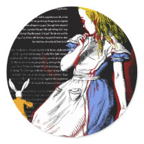 Alice in Wonderland Stickers by WaywardMuse Alice in Wonderland Stickers