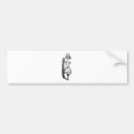 Alice in Wonderland Stretched Tall Bumper Sticker