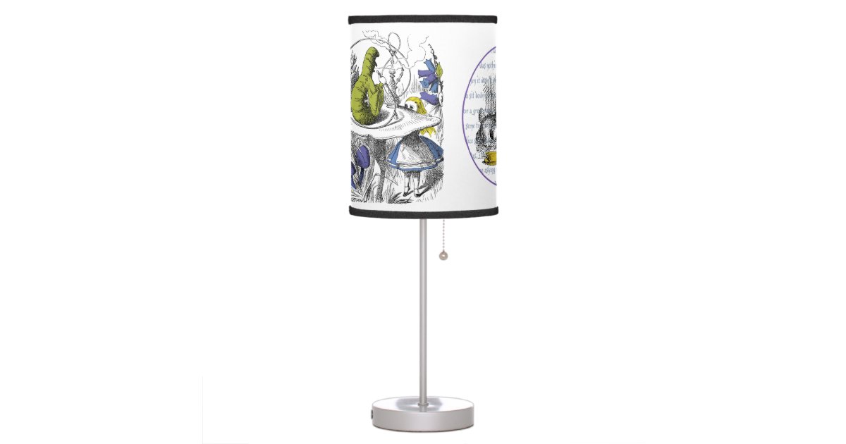 Alice in Wonderland Table Lamp Zazzle