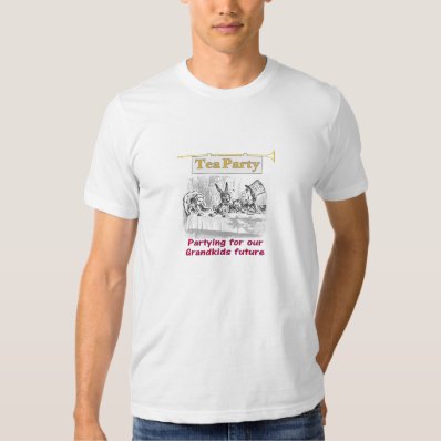 alice in wonderland Tea party  for grandpkids T Shirt