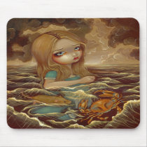 Alice in Wonderland & the Pool of Tears Mousepad