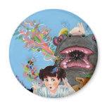 Alice in Wonderland the Rabbit Returns Many Voices magnets