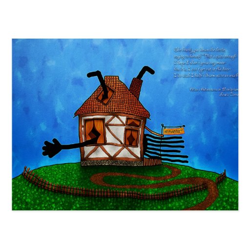 Alice in Wonderland - The Rabbit's House Postcards