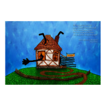Alice in Wonderland - The Rabbit's House posters by vladstudio Alice in Wonderland - The Rabbit's House posters