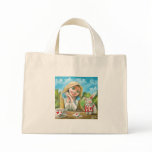 Alice in wonderland the white rabbit Gordon Bruce Tote Bags