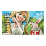 Alice in wonderland the white rabbit Gordon Bruce Business Card