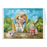 Alice in wonderland the white rabbit Gordon Bruce Greeting Card