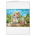Alice in wonderland the white rabbit Gordon Bruce Greeting Cards