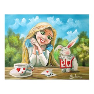 Alice in wonderland the white rabbit Gordon Bruce print