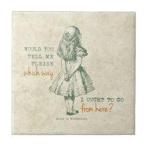 Alice in Wonderland Tile