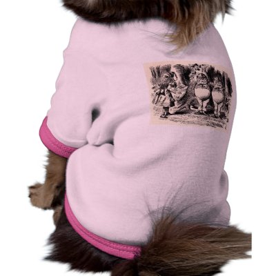 Alice in Wonderland: Twiddle Dee and Twiddle Dum Dog Shirt by jerseyskimmilk