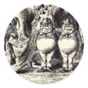 Alice in Wonderland: Twiddle Dee and Twiddle Dum stickers