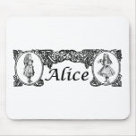 Alice in Wonderland Vintage Frame Mouse Pad