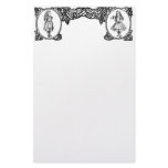 Alice in Wonderland Vintage Frame Stationery Design
